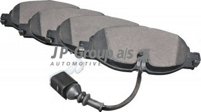 JP GROUP 1163609510 -  Колодки тормозные дисковые передние, комплект
